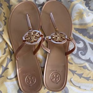 Tory Burch Mini Miller flat thong jelly sandals